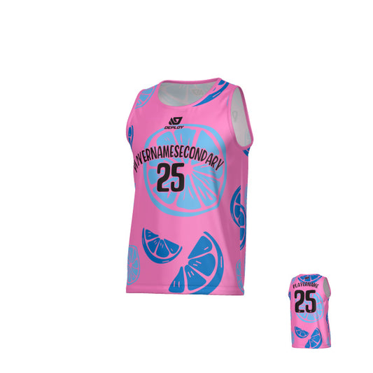 Oranges Sports Singlet - Pink
