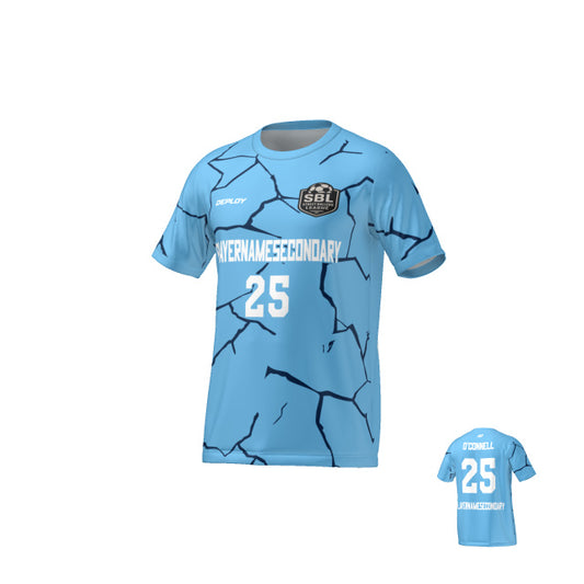 Street Ballers League - Flight Jersey Cracks - Sky Blue