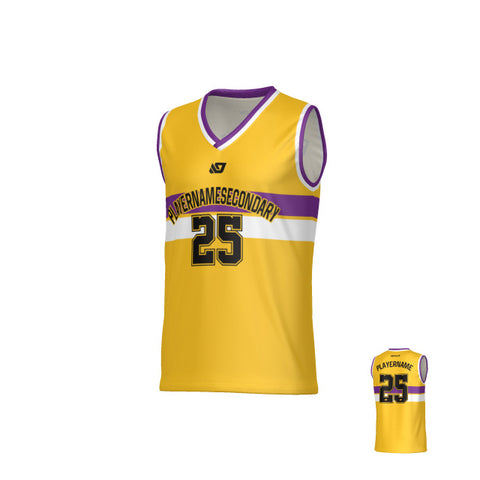Champion Basketball Jersey - Yellow & Purple