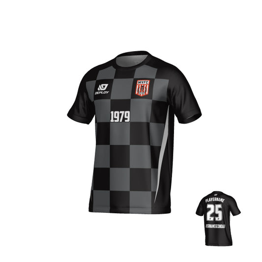 MOSS VALE FC SUMMER - CHECKERS - BLACK
