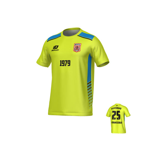MOSS VALE FC SUMMER - APEX - NEON YELLOW