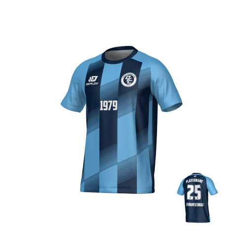 Vector Jersey - Navy & Sky Blue