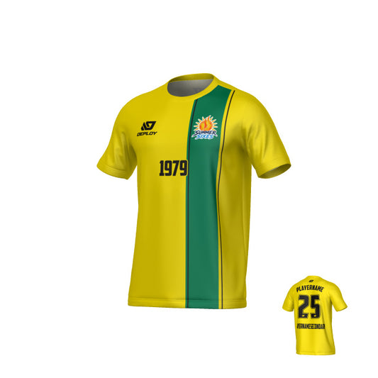 SUTHERLAND SHIRE FA SUMMER - EDGE - GOLD & GREEN