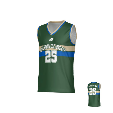 Champion Basketball Jersey - Green & Cream