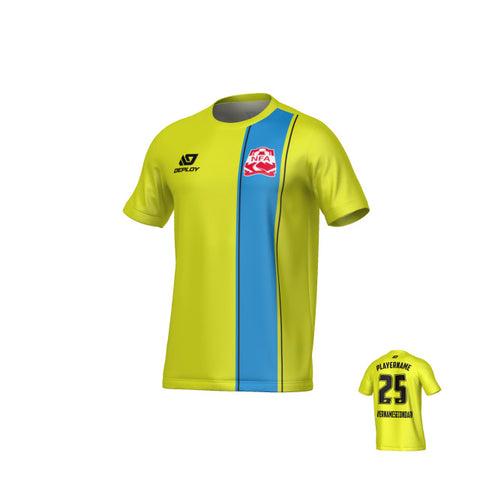 NEPEAN FA SUMMER - EDGE - NEON YELLOW & SKY BLUE
