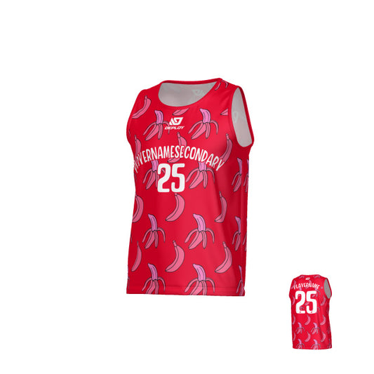 Banana Sports Singlet - Red