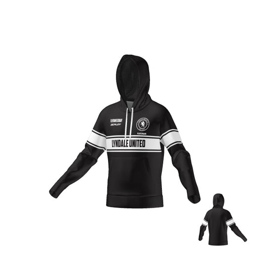 Lyndale United Football Club - Versa Hoodie (Black) - Men's