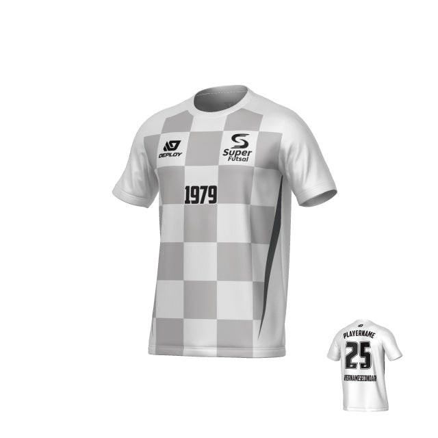 SUPER FUTSAL - CHECKERS - WHITE