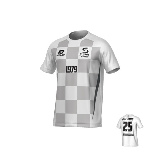 SUPER FUTSAL - CHECKERS - WHITE