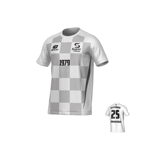 SUPER FUTSAL - CHECKERS - WHITE