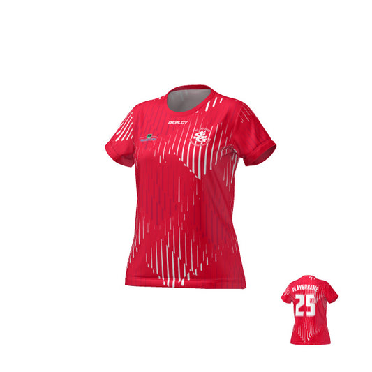 St George Junior Baseball Club - Training Jersey Red - Ladies