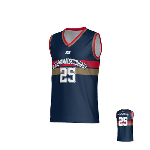 Champion Basketball Jersey - Navy & Red