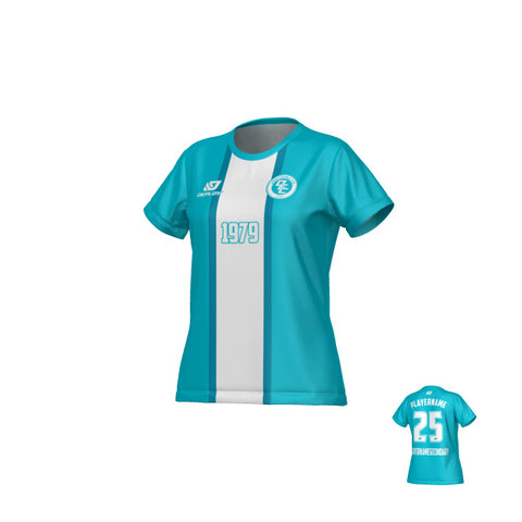 Stripe Womens Jersey - Teal