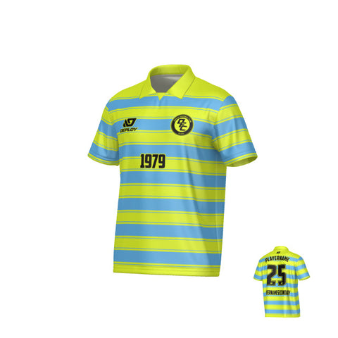 Celtic Collared Jersey - Neon Yellow