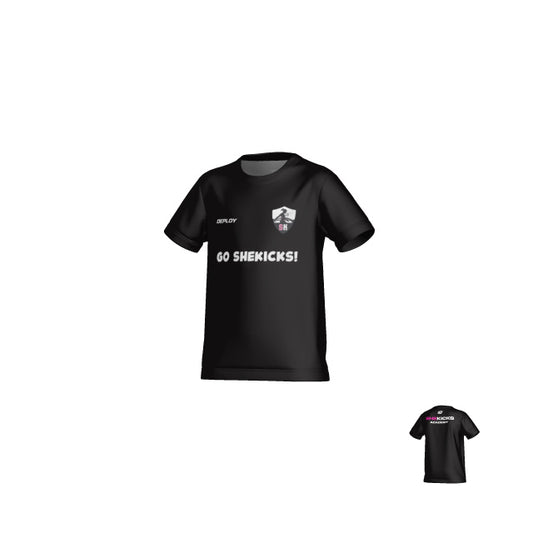 SheKicks Academy - Youth Supporter Jersey Black