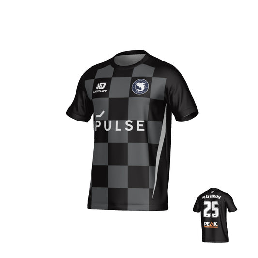 SUTHERLAND SHARKS SUMMER - CHECKERS - BLACK