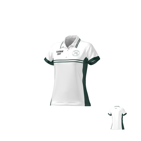 Taren Point Public School - Staff Breeze Polo - White - Womans