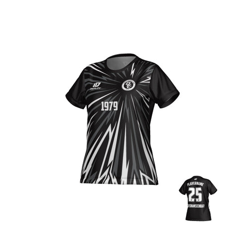 Burst Womens Jersey - Black