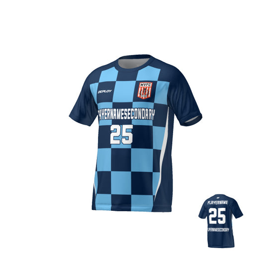 Moss Vale FC - Flight Jersey Checkers - Navy
