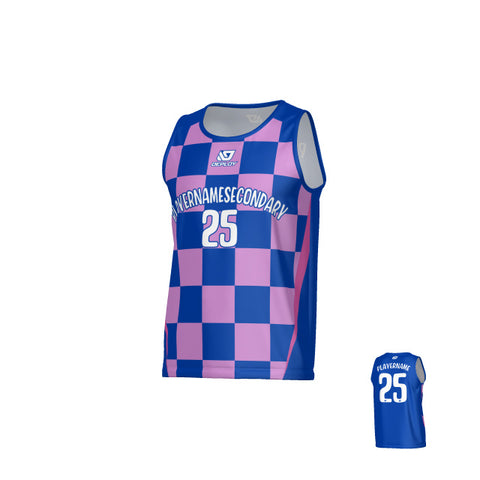 Checkers Sports Singlet - Royal Blue