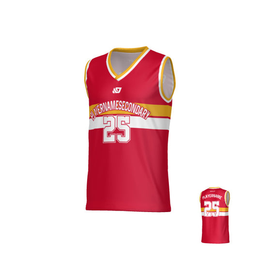 Champion Basketball Jersey - Red & Yellow