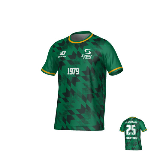 SUPER FUTSAL - LEAVES - GREEN & BLACK