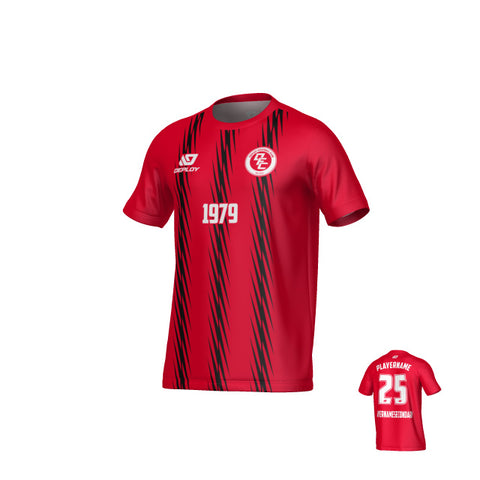 Zig Zag Jersey - Red