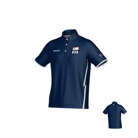 Navy Football Players Polo - Unisex