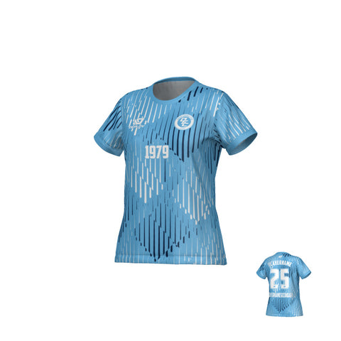 Drips Womens Jersey - Sky Blue & Navy