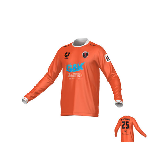 LA TROBE UNIVERSITY SOCCER CLUB - JUNIOR BOYS U9 ONLY - GOALKEEPER JERSEY (ELBOW PADDING)
