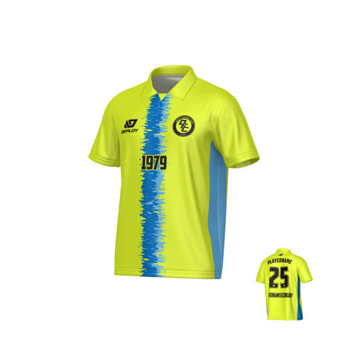 Rift Collared Jersey - Neon Yellow