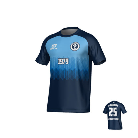 Echo Jersey - Navy & Sky Blue