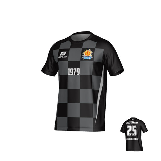 SUTHERLAND SHIRE FA SUMMER - CHECKERS - BLACK