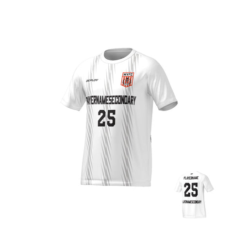 Moss Vale FC - Flight Jersey Flash - White
