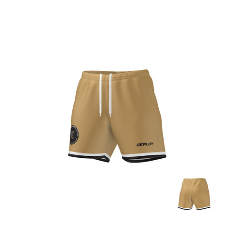 Elevate Performance Coaching - Playing Shorts Gold - Womens