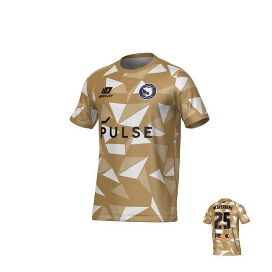 SUTHERLAND SHARKS SUMMER - SHARDS - VEGAS GOLD & WHITE