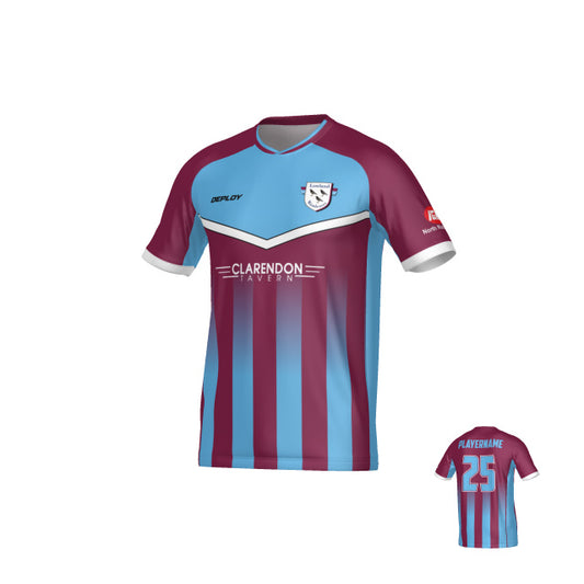Lowlands Wanderers FC - Senior Playing Jersey - Sleeve Sponsor