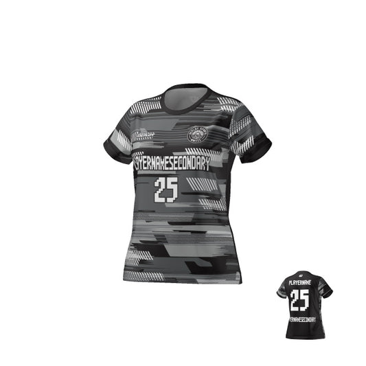 Flight Jersey Womens Glitch - Black