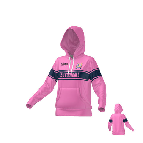 CSU Cockatoos Womans Soccer - Versa Hoodie - Pink - Unisex
