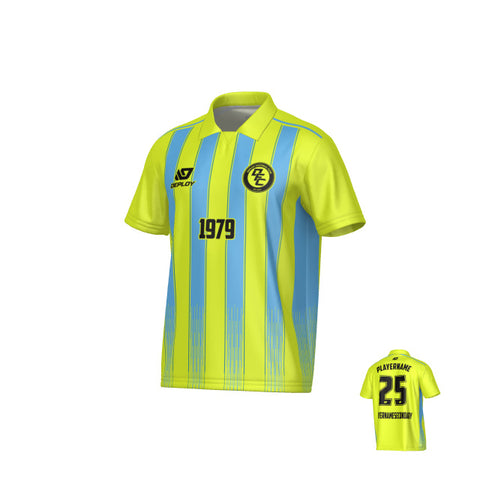 Classic Collared Jersey - Neon Yellow