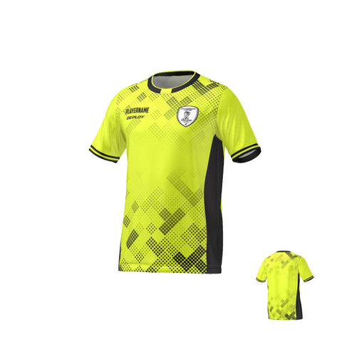 Cranebrook United Training Shirt - Yellow - Mens and Youth