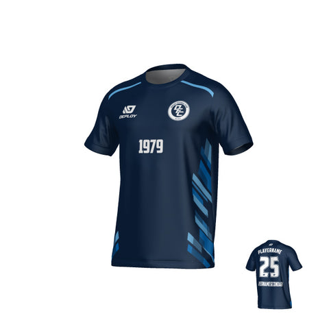 Turbo Jersey - Navy & Sky Blue