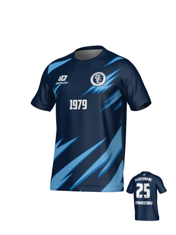 Sharp Jersey - Navy & Sky Blue