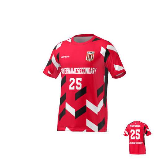 Moss Vale FC - Flight Jersey Arrows - Red
