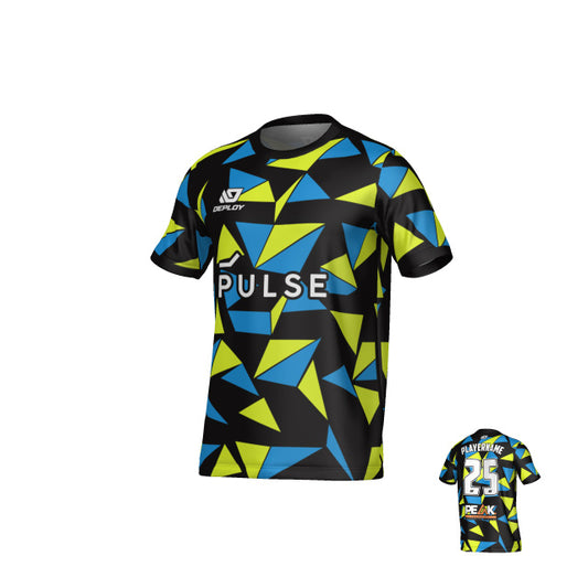 SUTHERLAND SHARKS SUMMER - SHARDS - BLACK & NEON