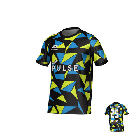 SUTHERLAND SHARKS SUMMER - SHARDS - BLACK & NEON