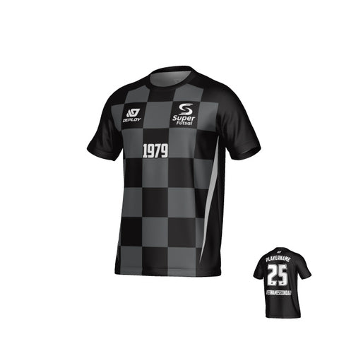 SUPER FUTSAL - CHECKERS - BLACK