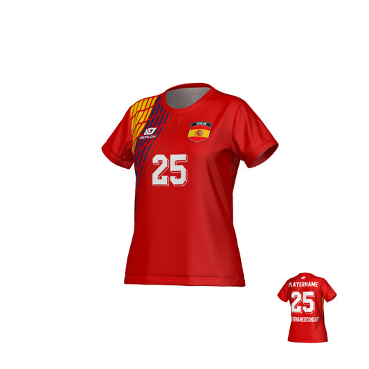 Spain Home Womens Jersey