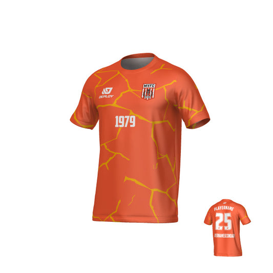MOSS VALE FC SUMMER - CRACKS - ORANGE