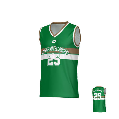 Champion Basketball Jersey - Pine Green & Gold